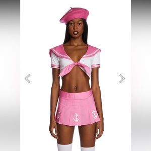 Pink sailor costume